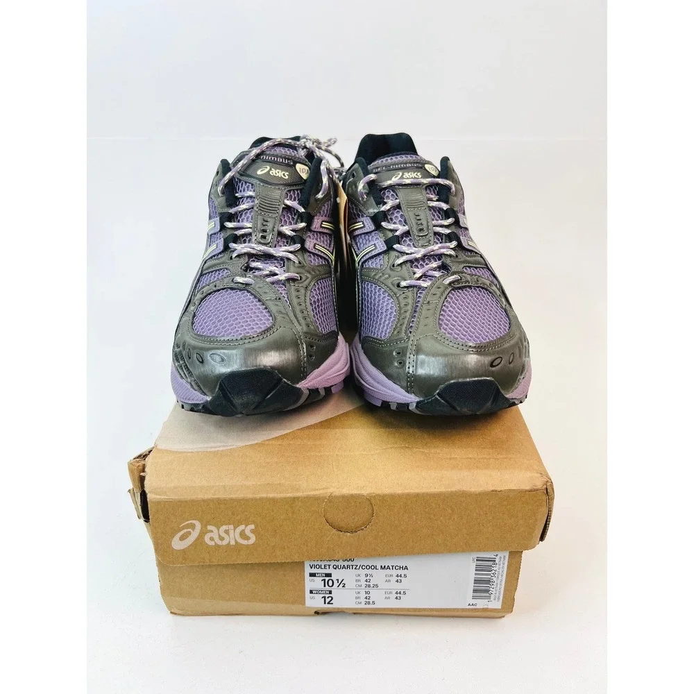 Asics Gel-Nimbus 10.1 Violet Quartz Cool Matcha 1203A543-500 Mens 10.5 Womens 12